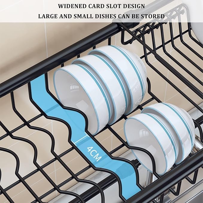 Escurridor EXPANDIBLE Premium / 60 cm hasta 90 cm / 100% Acero Inoxidable