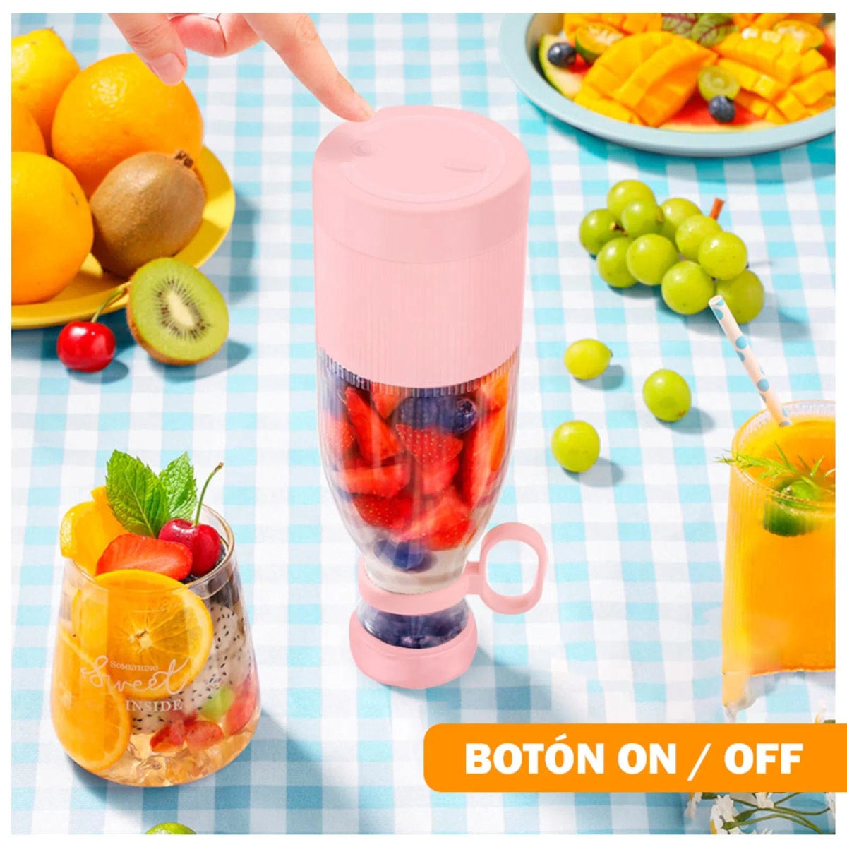 Mini licuadora portatil y recargable - Genérica® - Tienda Online Perú 🔥