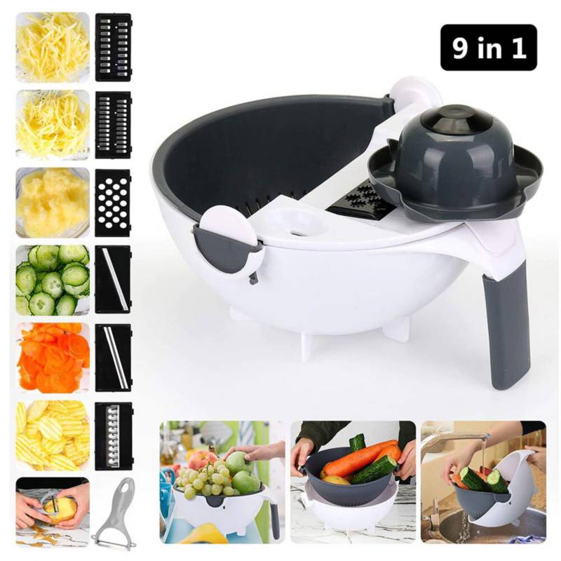 Ralladora de verduras 9 en 1® - Tienda Online Perú 🔥
