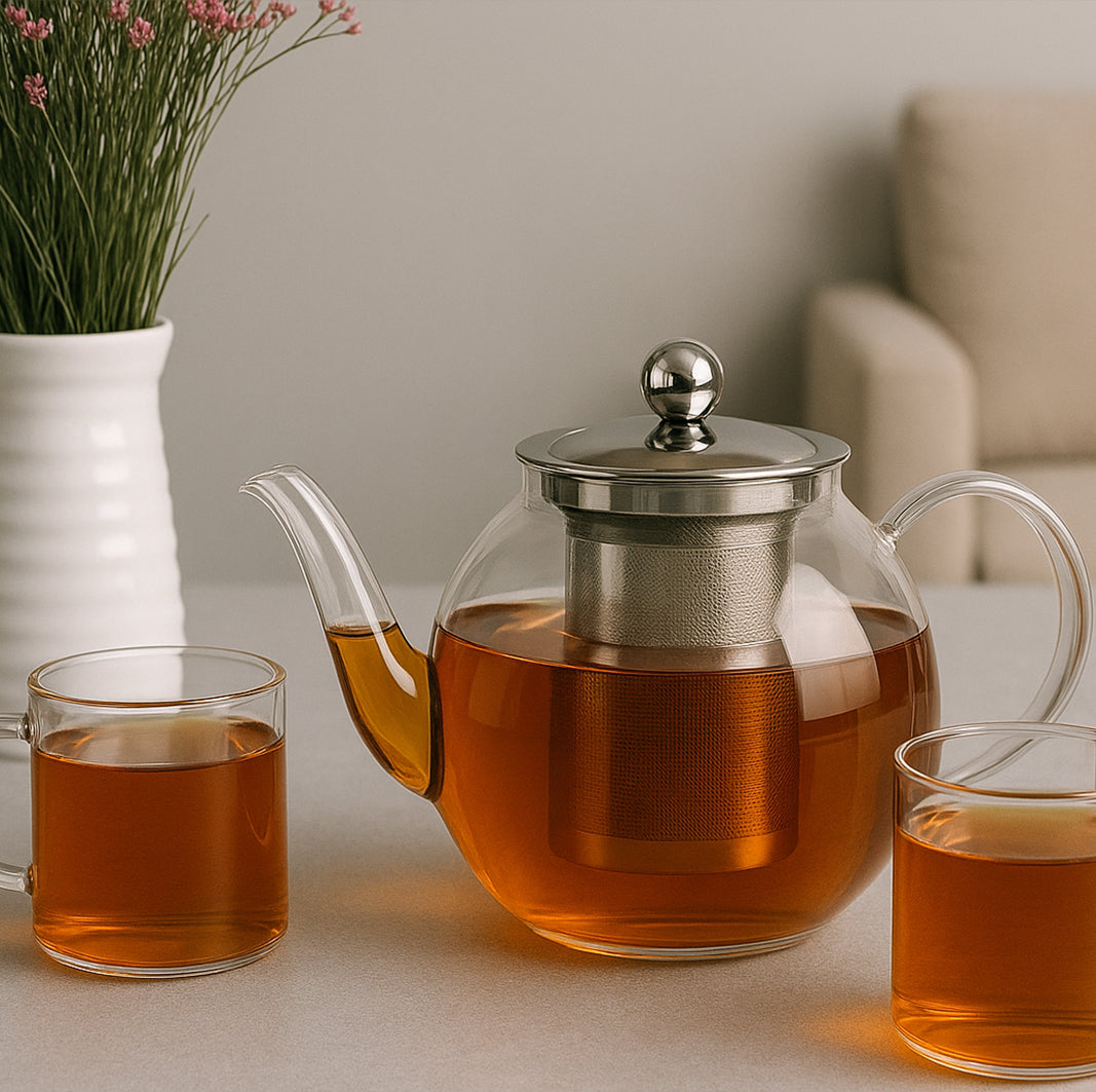 SET GLASSE PREMIUN + JARRA INFUSORA + 6 TAZAS **