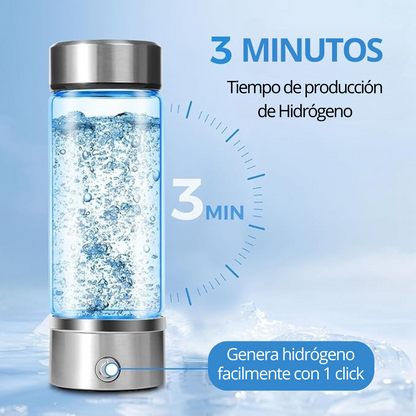 Botella generadora de Hidrógeno. (Maquina Ionizadora) 500 ml - Múltiples beneficios para tu salud 🚛(ENVIO GRATIS Y PAGA EL RECIBIR)