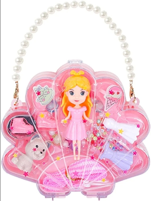 Bolso de muñeca con accesorios