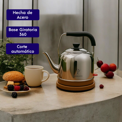 Tetera Electrónica Deluxe - 4 Litros (100% Acero Inoxidable)