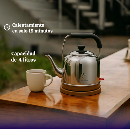 Tetera Electrónica Deluxe - 4 Litros (100% Acero Inoxidable)