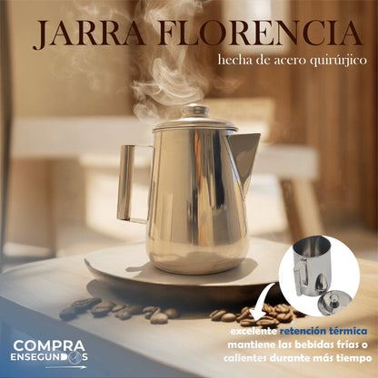 Jarra Italiana Florencia® - 1.8 Lts/ Acero Quirúrgico - Tienda Online Perú 🔥 