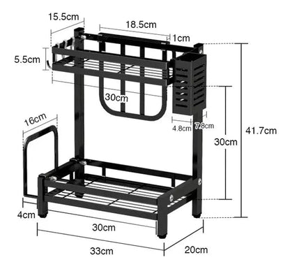 Organizador de cocina y condimentos® - Acero al Carbono - Tienda Online Perú 🔥 