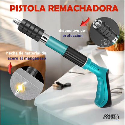 Pistola Remachadora Profesional® (Incluye 50 clavos) - Tienda Online Perú 🔥 